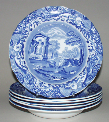 Soup Plates Set of Six c1920s